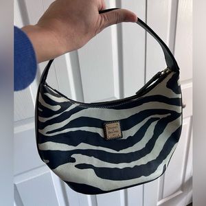 Dooney & Bourke Small zebra print purse